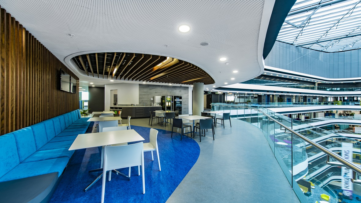 New Discovery Campus blue Marmoleum | Forbo Flooring Systems South Africa 